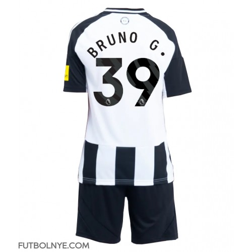 Camiseta Newcastle United Bruno Guimaraes #39 Primera Equipación para niños 2024-25 manga corta (+ pantalones cortos)